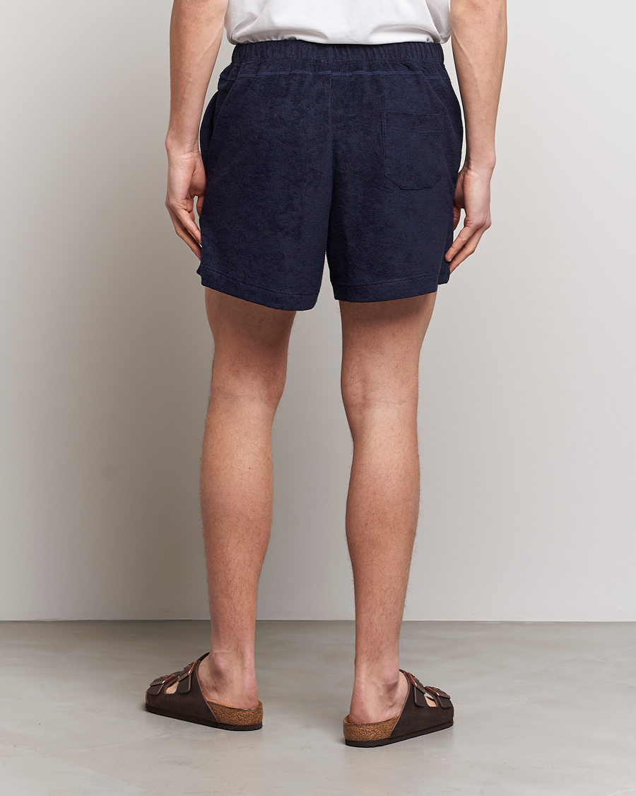 Mies | Shortsit | Howlin' | Cotton Blend Terry Shorts Navy