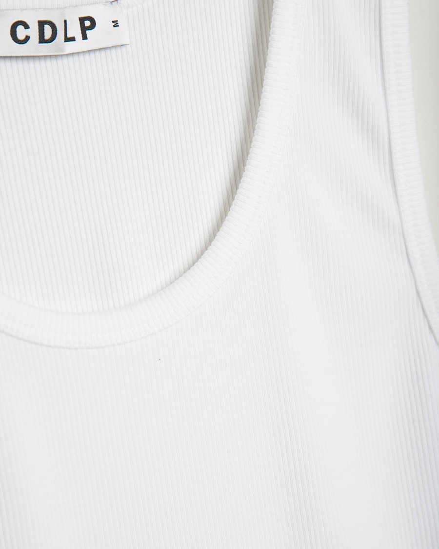 Mies | T-paidat | CDLP | Rib Tank Top White