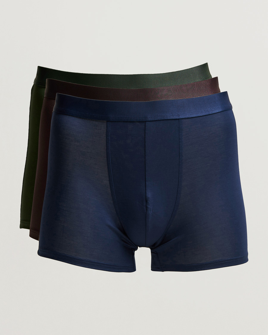 Mies | Alusvaatteet | CDLP | 3-Pack Boxer Brief Navy/Army/Brown