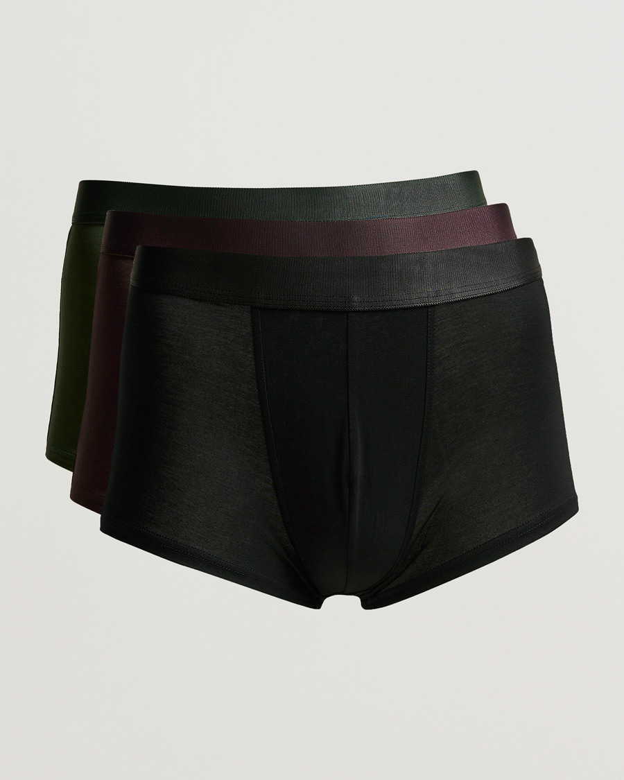 Mies | Alusvaatteet | CDLP | 3-Pack Boxer Trunk Black/Army/Brown