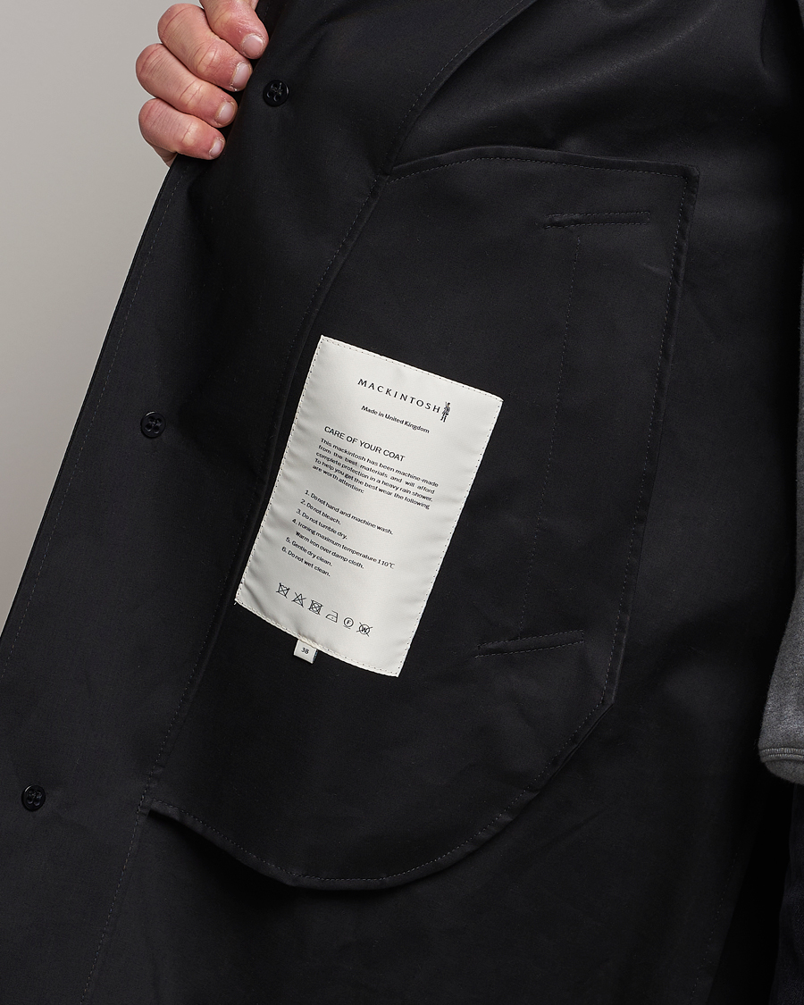 Mies | Takit | Mackintosh | Wolfson Rain Coat Black