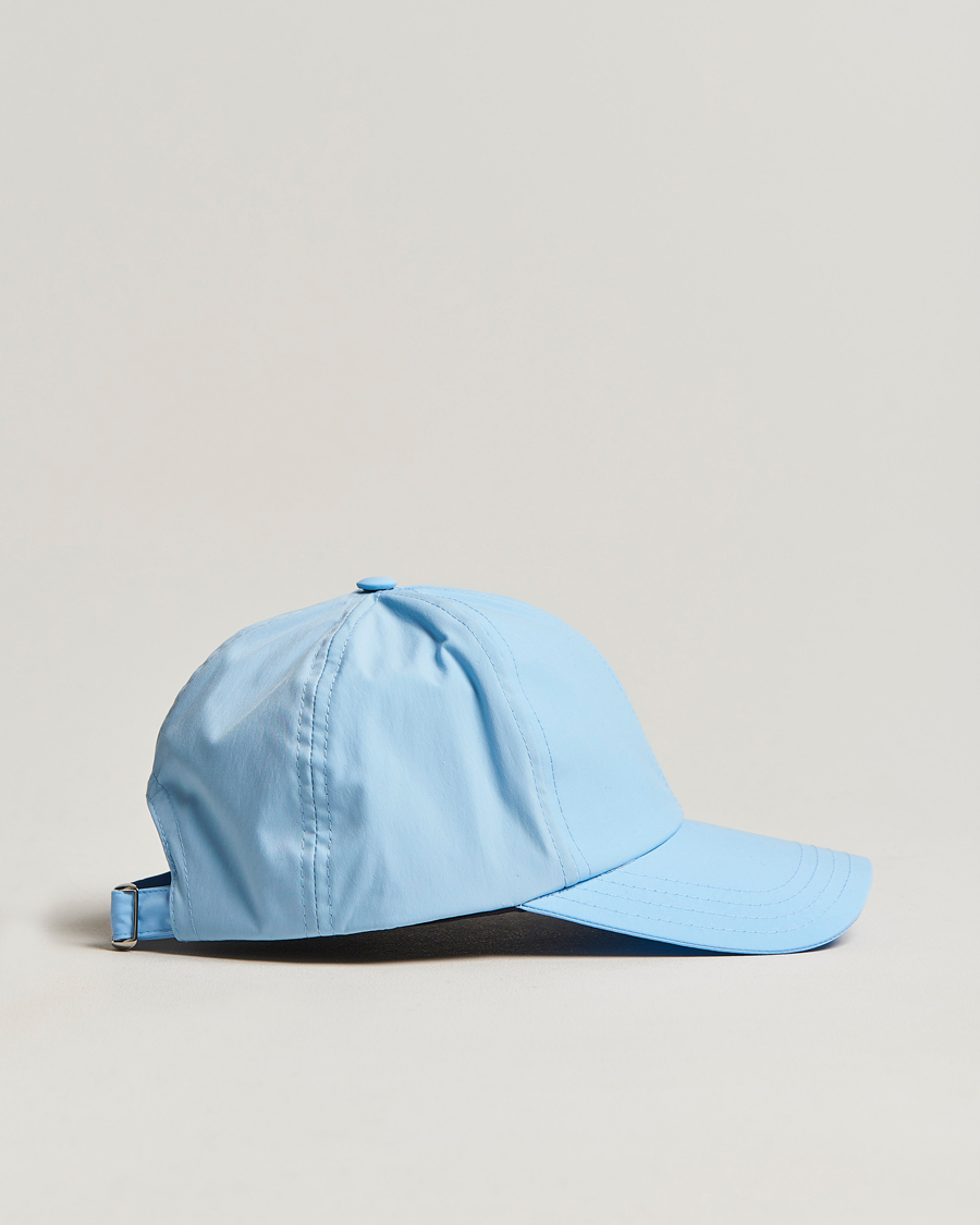 Mies | Mackintosh Tipping Baseball Cap Sky Blue | Mackintosh | Tipping Baseball Cap Sky Blue