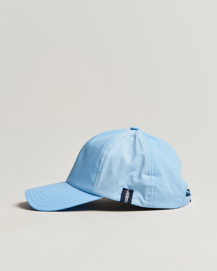Mies | Mackintosh Tipping Baseball Cap Sky Blue | Mackintosh | Tipping Baseball Cap Sky Blue