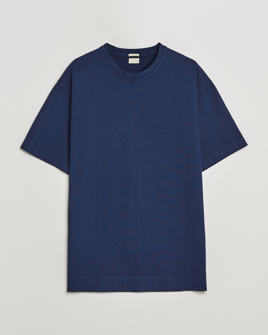 Mies | T-paidat | Massimo Alba | Nevis Short Sleeve T-Shirt Navy