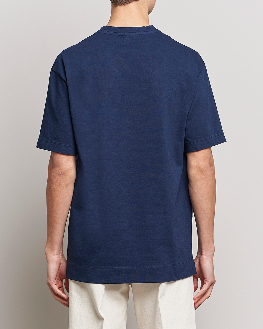 Mies | T-paidat | Massimo Alba | Nevis Short Sleeve T-Shirt Navy