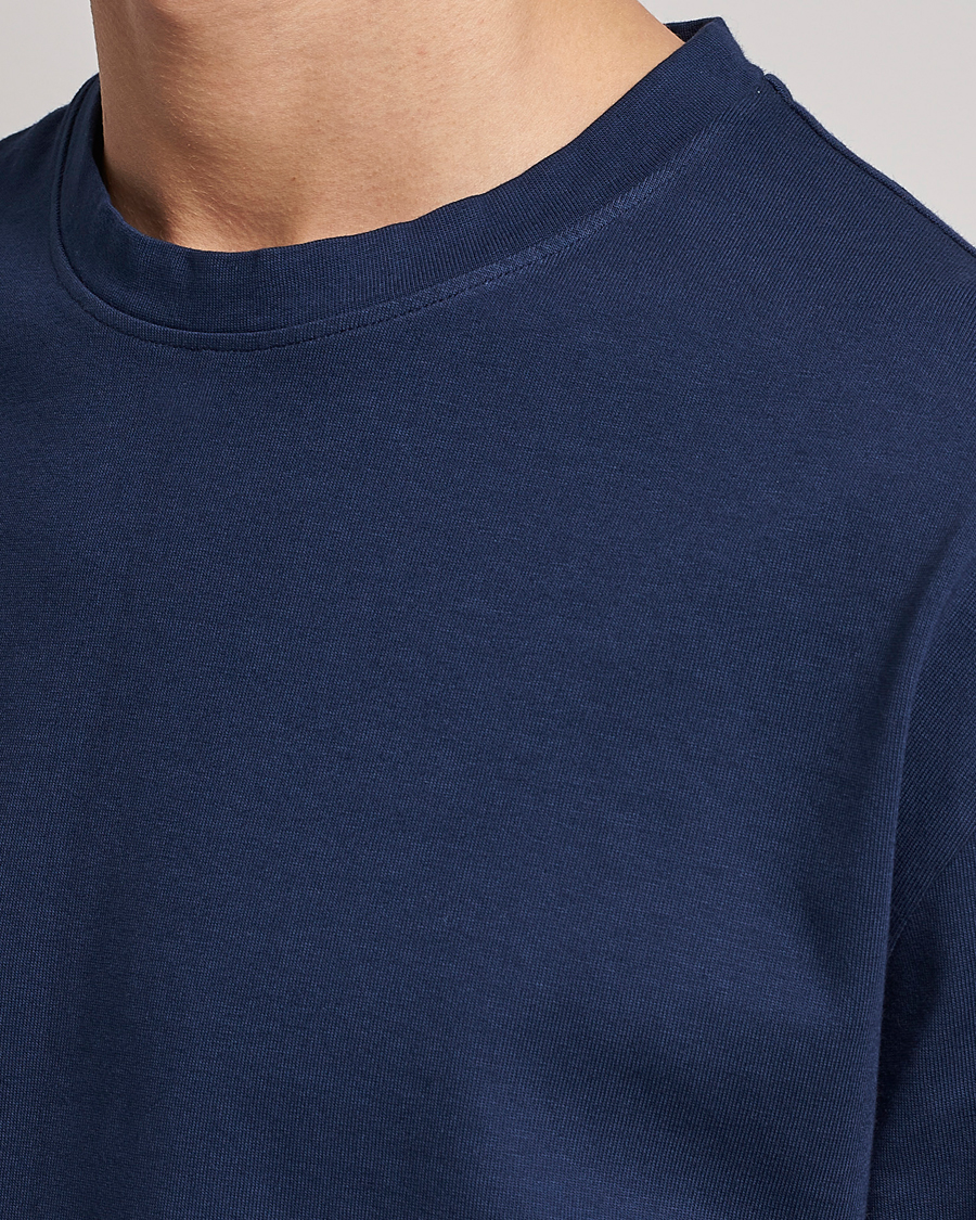 Mies | T-paidat | Massimo Alba | Nevis Short Sleeve T-Shirt Navy