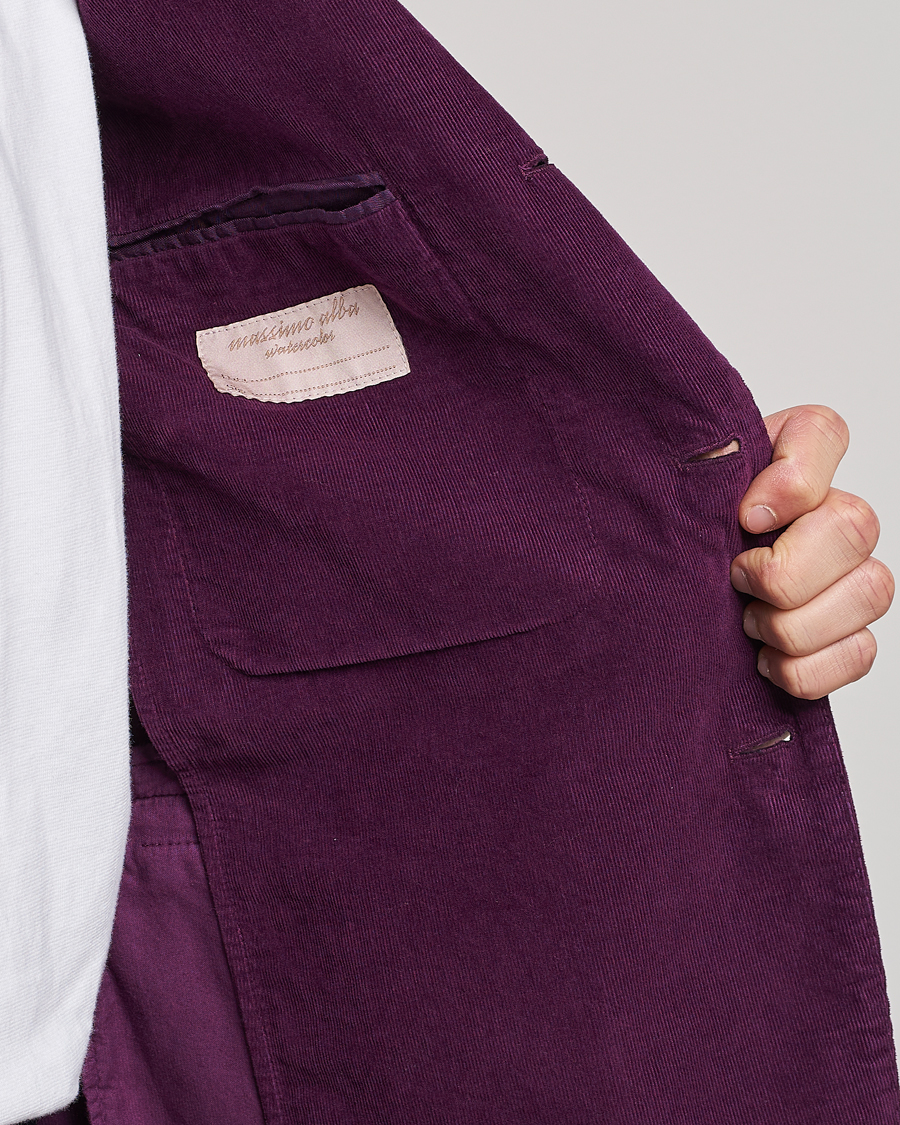 Mies | Pikkutakit | Massimo Alba | Baby Corduroy Blazer Plum