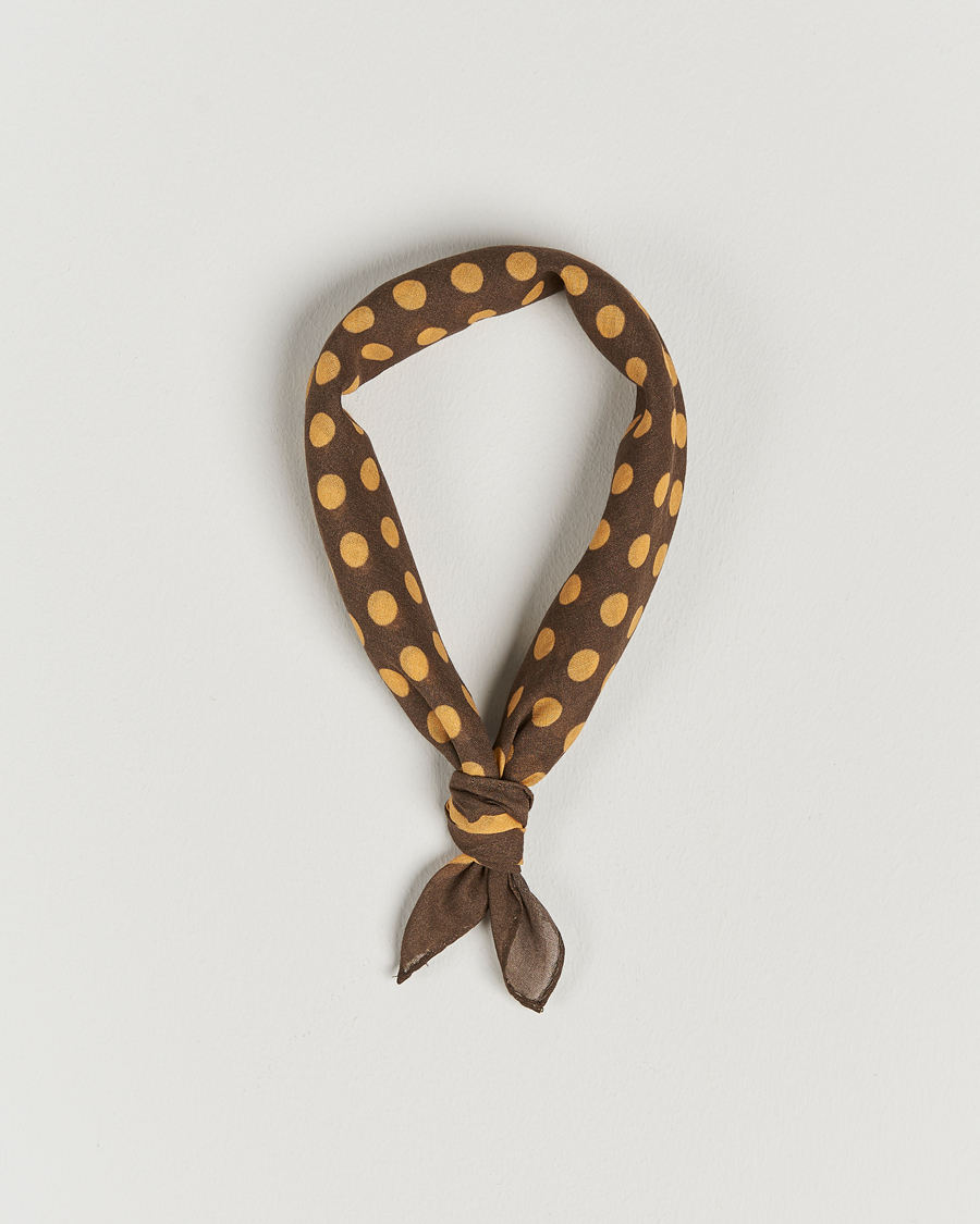 Mies | Massimo Alba Cotton Voile Bandana Cacao | Massimo Alba | Cotton Voile Bandana Cacao