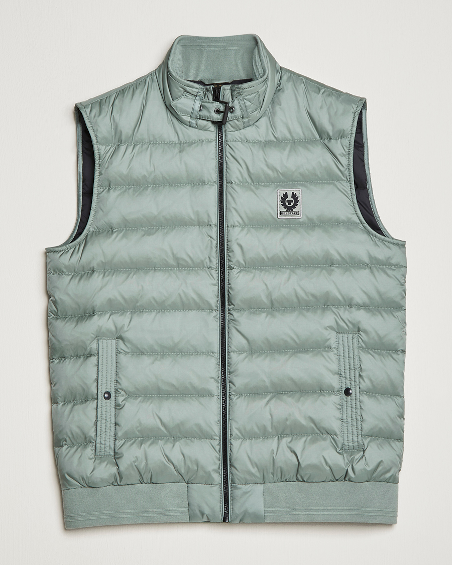 Mies | Ulkoliivit | Belstaff | Circuit Padded Gilet Steel Green