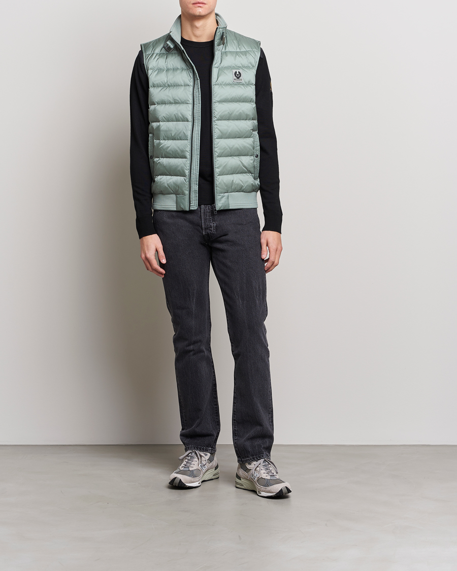 Mies | Ulkoliivit | Belstaff | Circuit Padded Gilet Steel Green