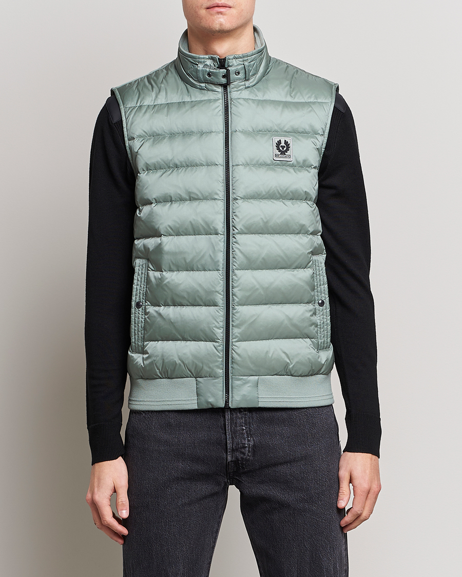 Mies | Ulkoliivit | Belstaff | Circuit Padded Gilet Steel Green