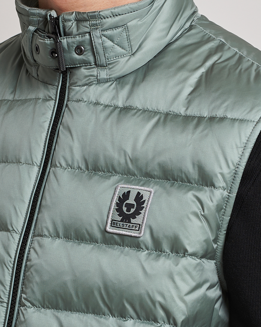 Mies | Ulkoliivit | Belstaff | Circuit Padded Gilet Steel Green