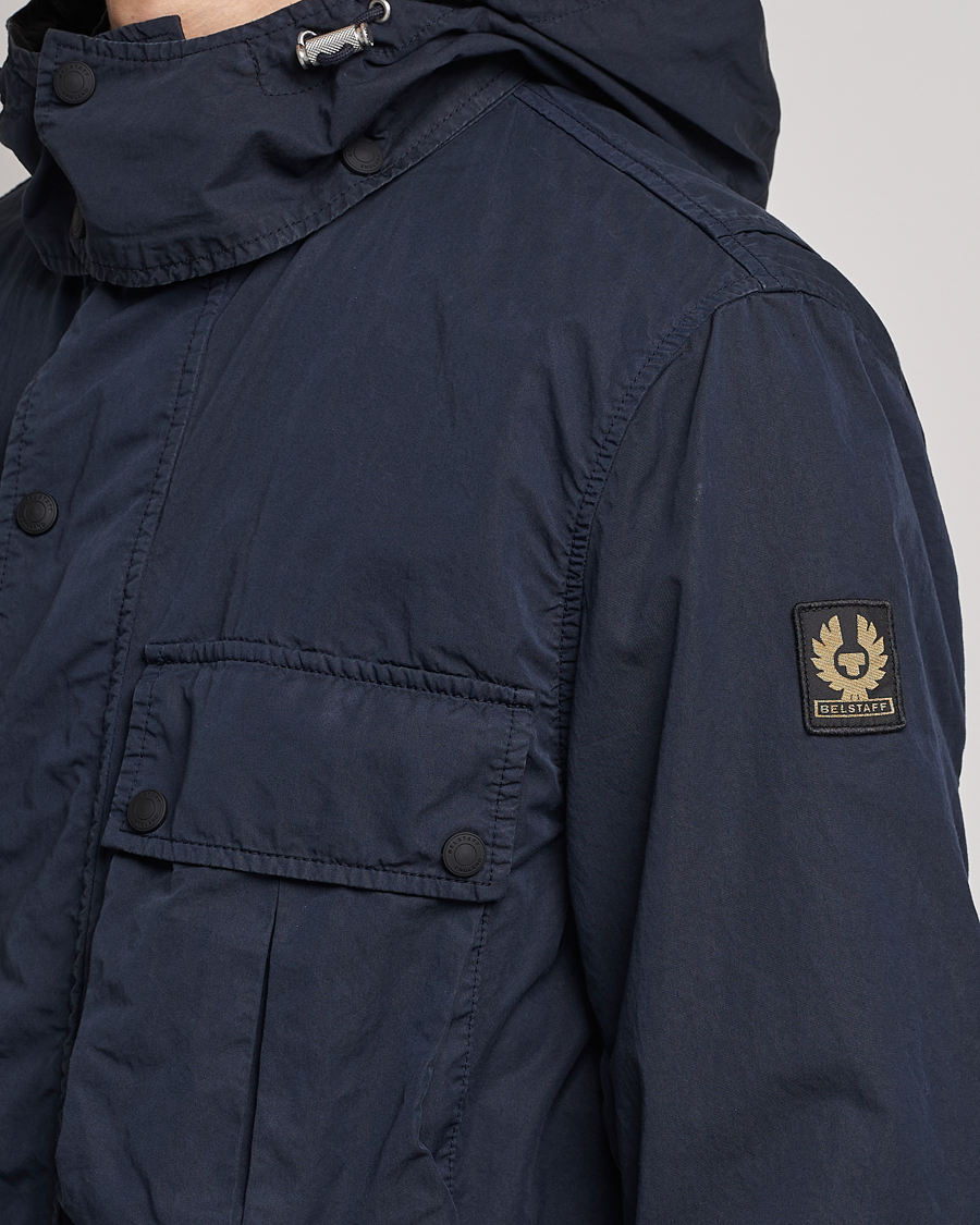 Mies | Takit | Belstaff | Deploy Cotton/Nylon Field Jacket Dark Ink/Black