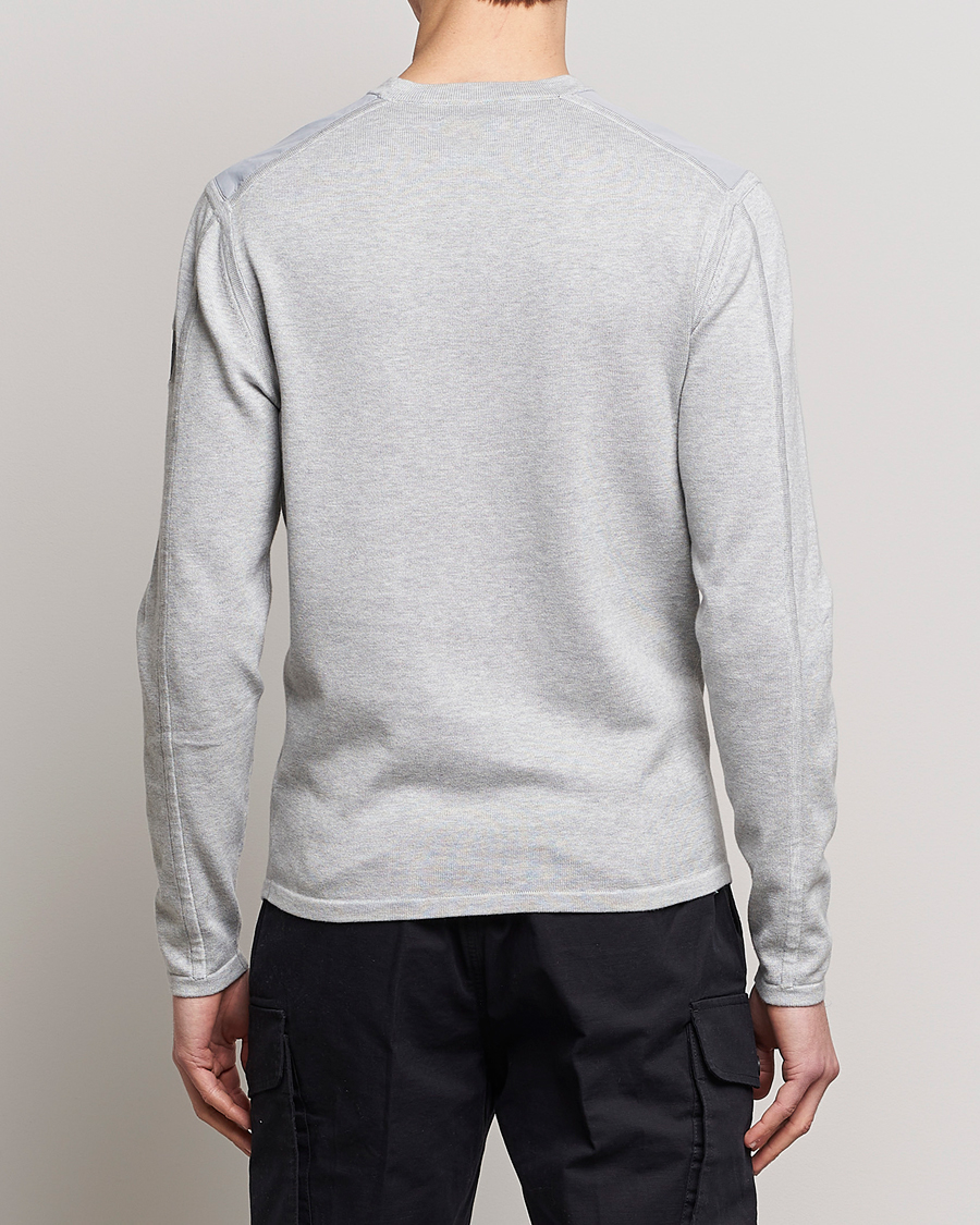 Mies | Puserot | Belstaff | Curve Cotton Crew Neck Old Silver Heather