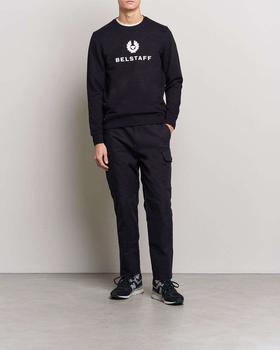 Mies | Puserot | Belstaff | Signature Crewneck Black