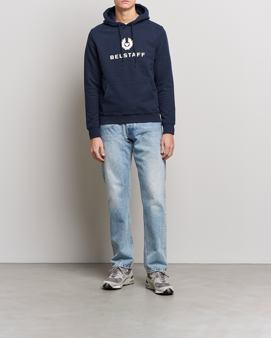 Mies | Puserot | Belstaff | Signature Hoodie Dark Ink