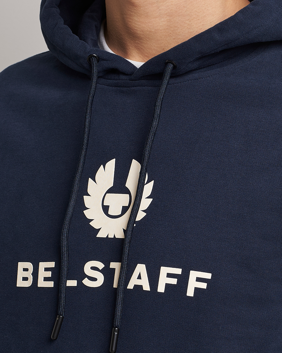 Mies | Puserot | Belstaff | Signature Hoodie Dark Ink