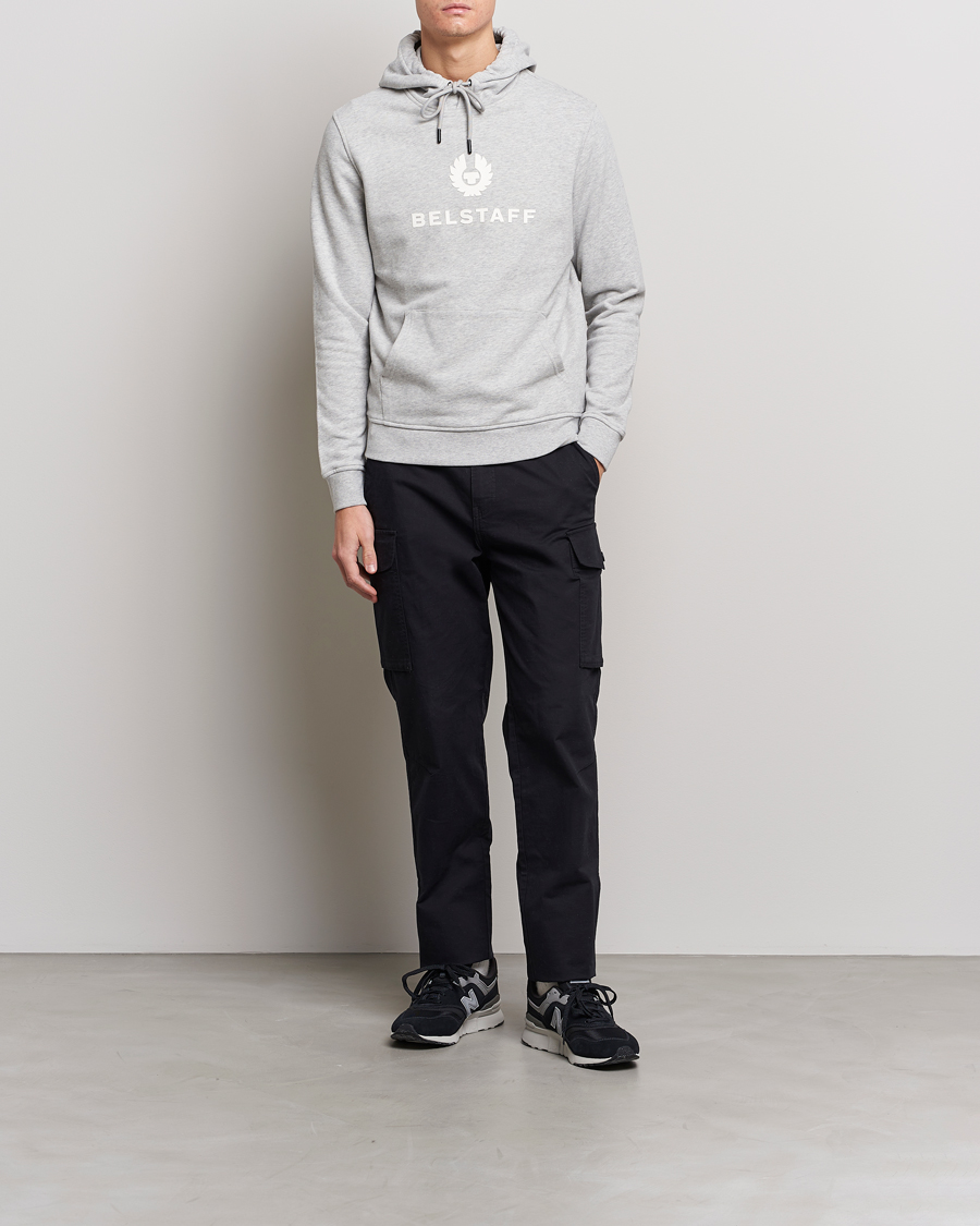 Mies | Puserot | Belstaff | Signature Hoodie Old Silver Heather