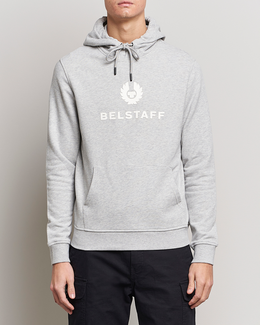 Mies |  | Belstaff | Signature Hoodie Old Silver Heather
