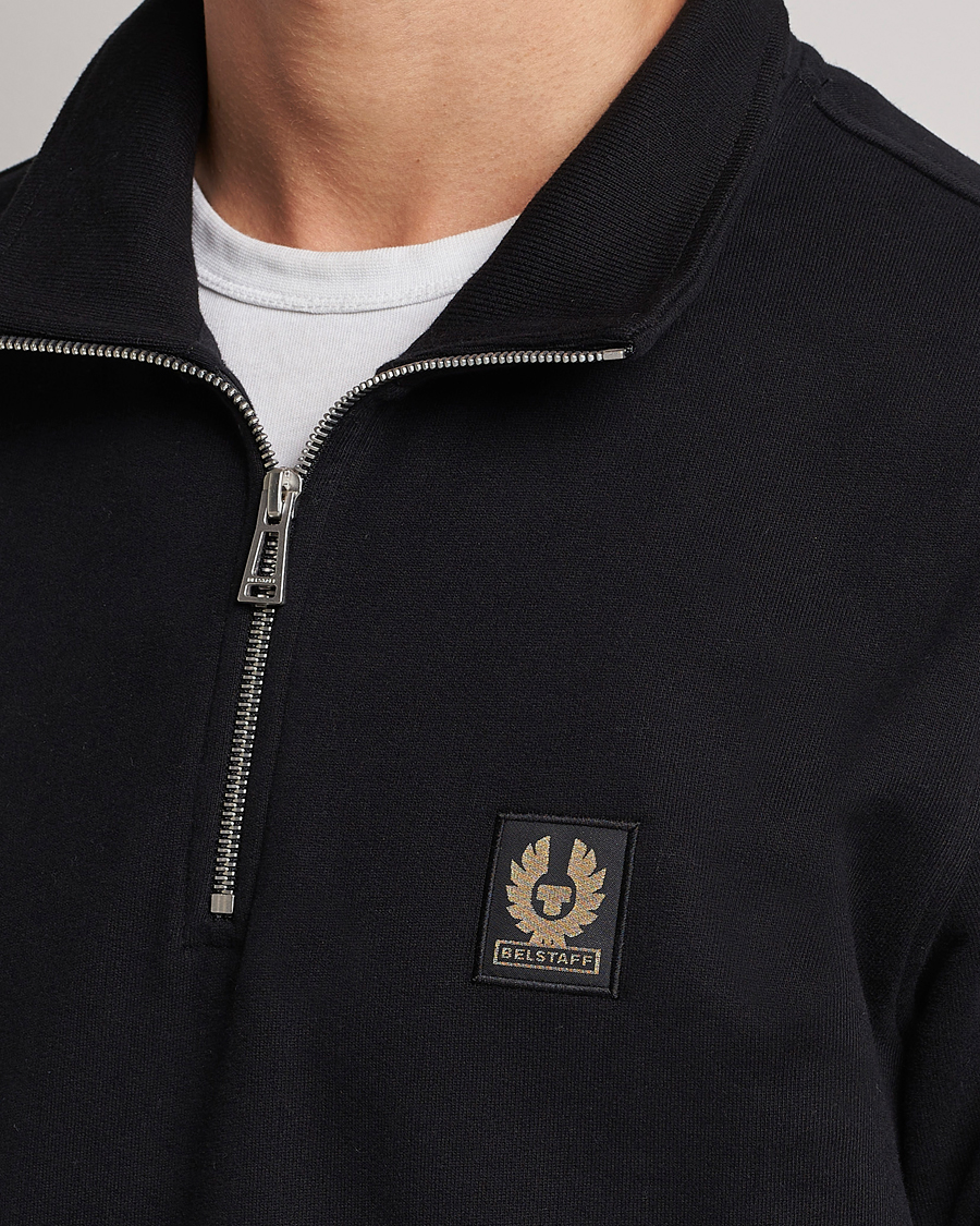 Mies | Puserot | Belstaff | Signature Half Zip Sweatshirt Black