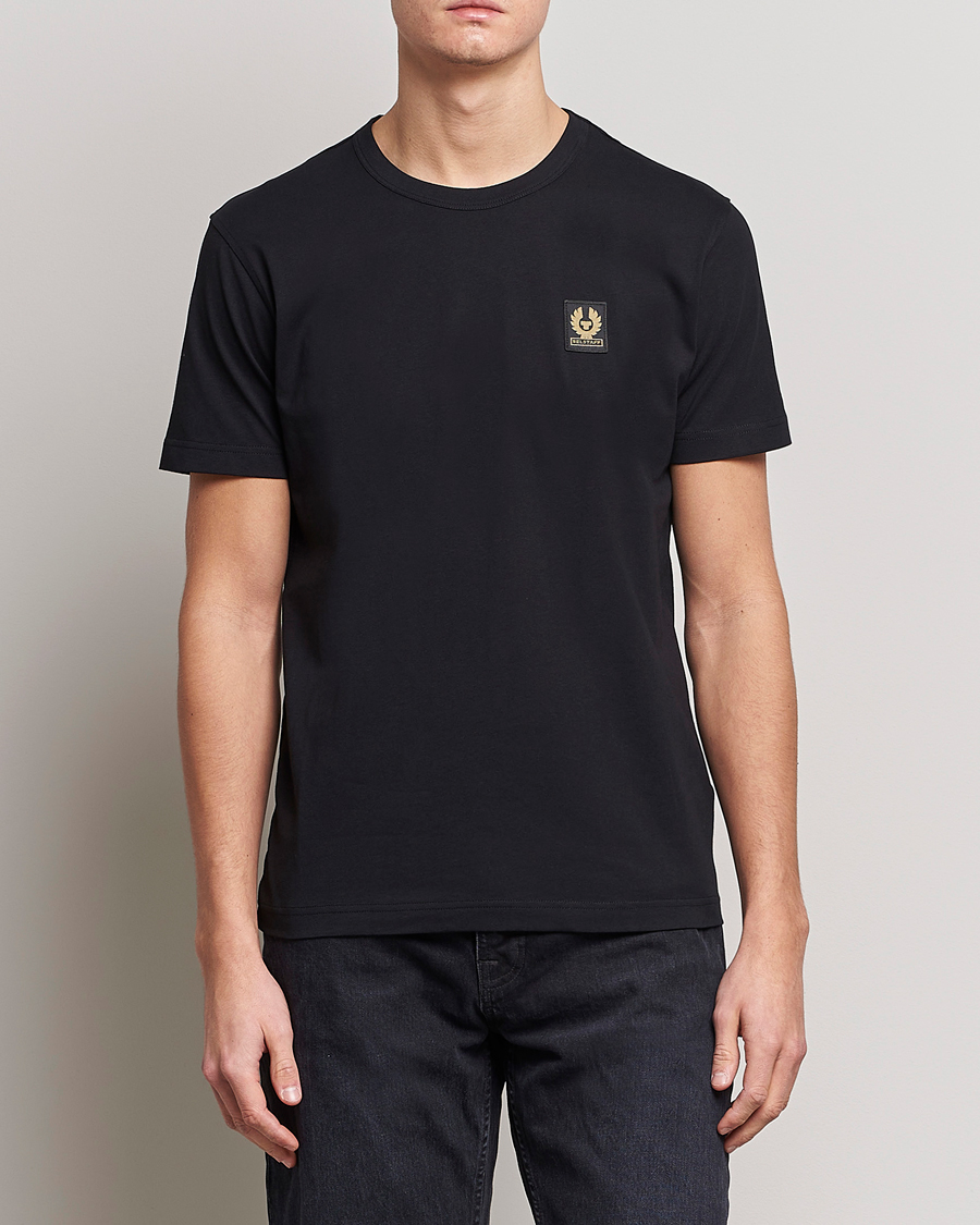 Mies | T-paidat | Belstaff | Cotton Logo T-Shirt BLACK