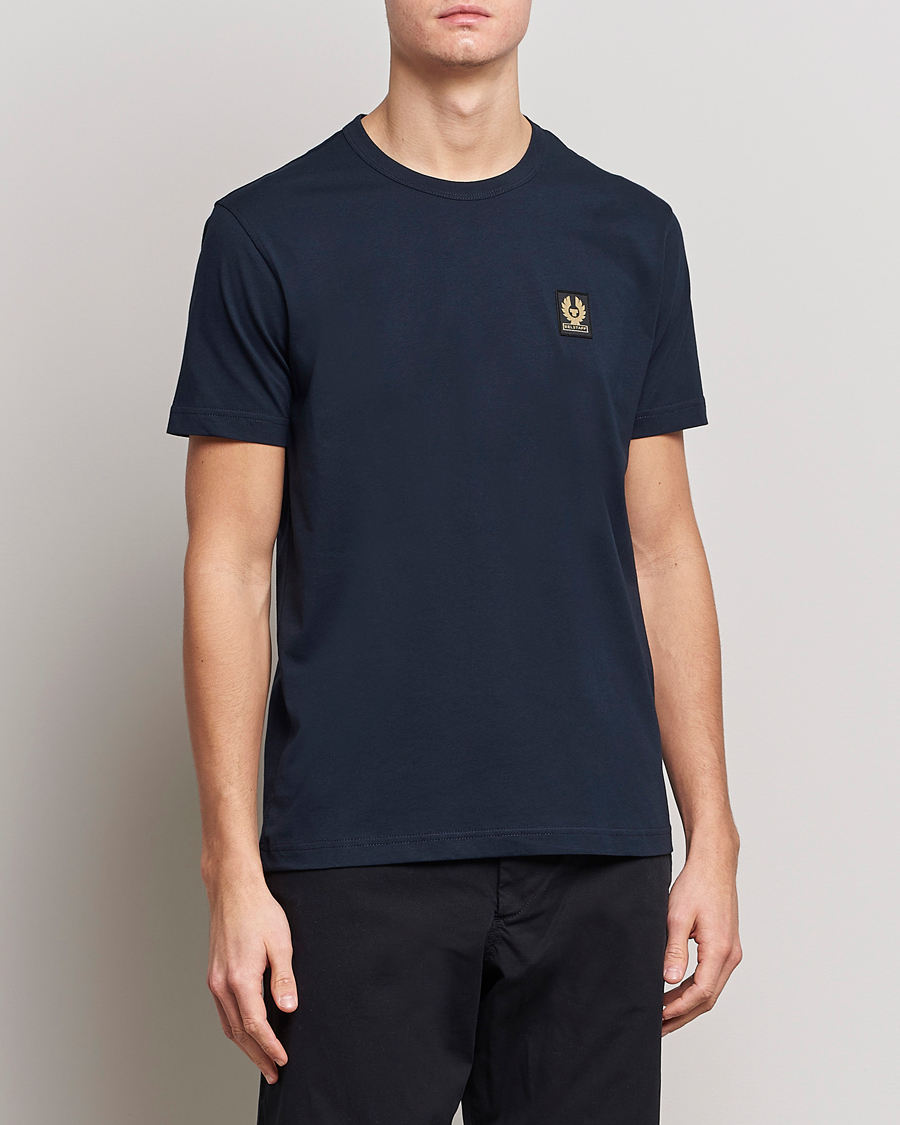 Mies | T-paidat | Belstaff | Cotton Logo T-Shirt Dark Ink