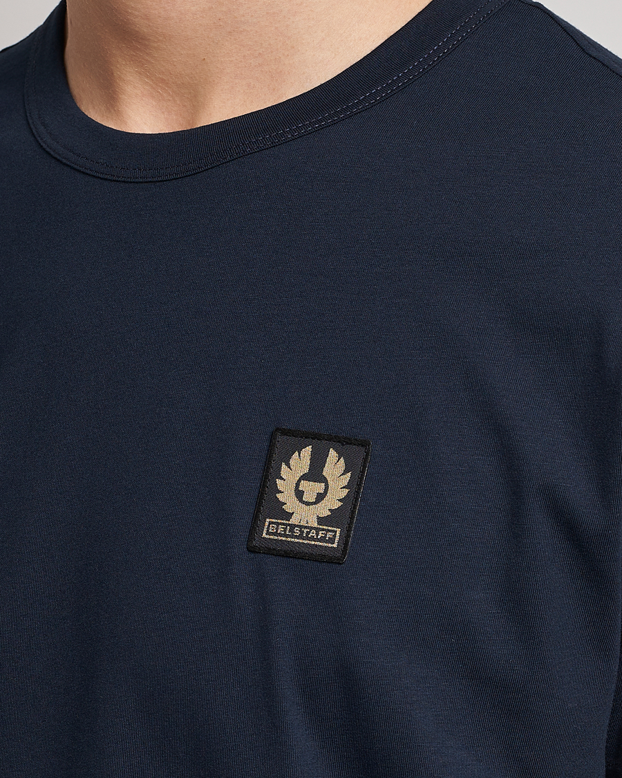 Mies | T-paidat | Belstaff | Cotton Logo T-Shirt Dark Ink