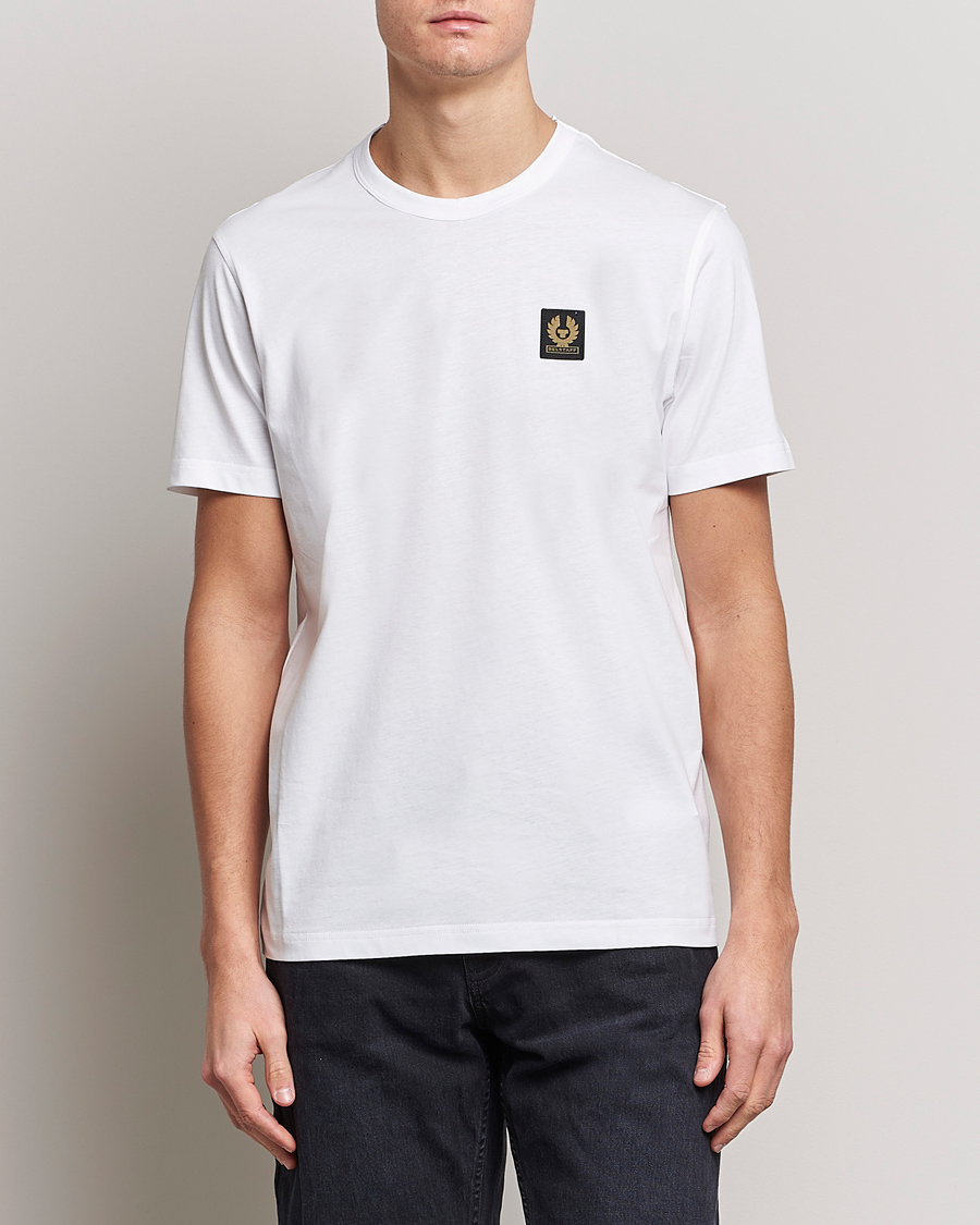 Mies |  | Belstaff | Cotton Logo T-Shirt White