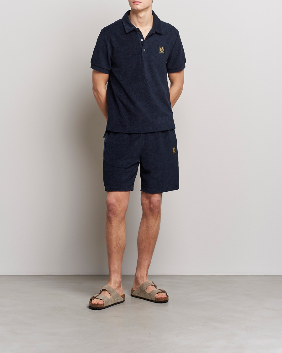 Mies | Shortsit | Belstaff | Trawler Terry Shorts Dark Ink