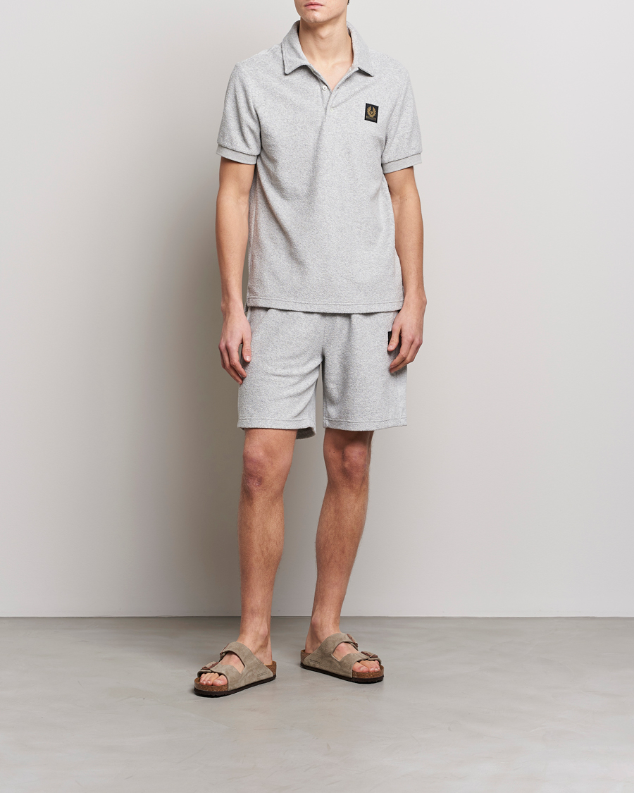 Mies | Shortsit | Belstaff | Trawler Terry Shorts Old Silver Heather