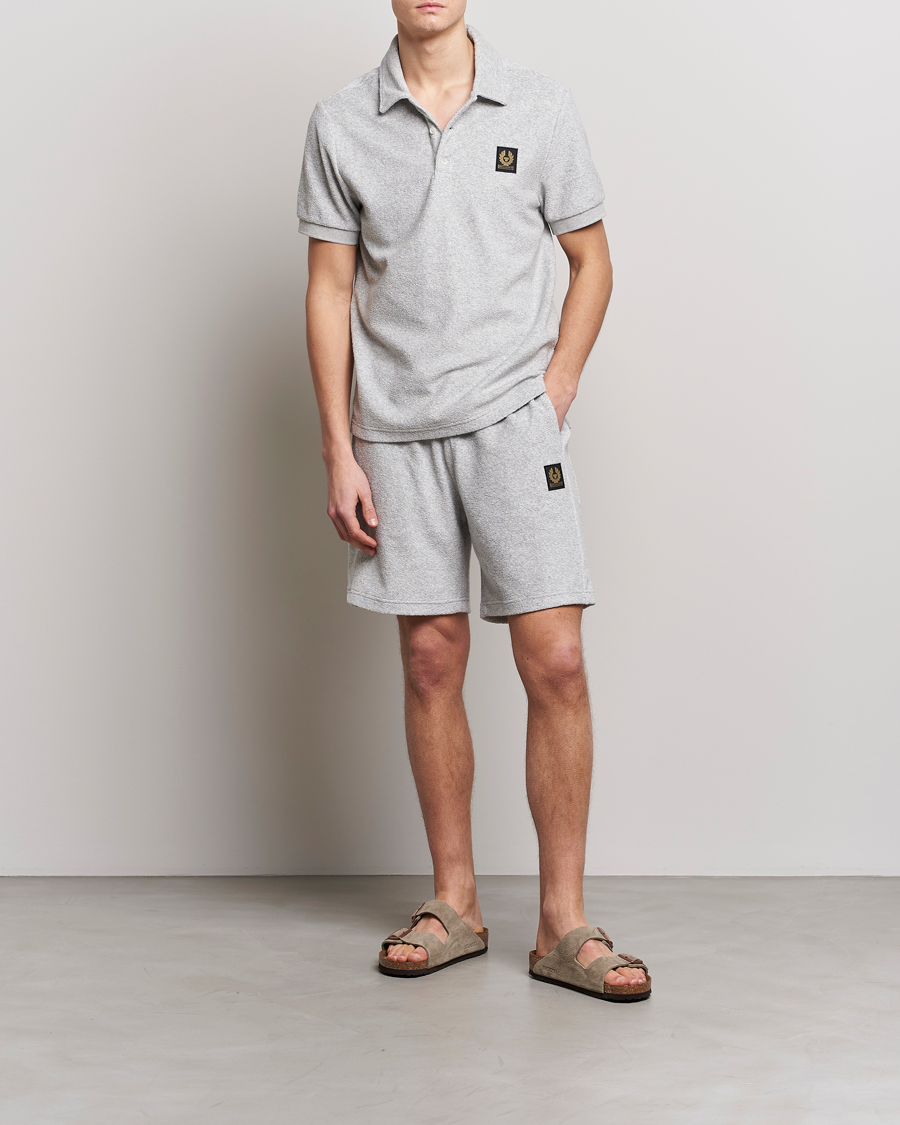 Mies | Pikeet | Belstaff | Tether Terry Polo Old Silver Heather