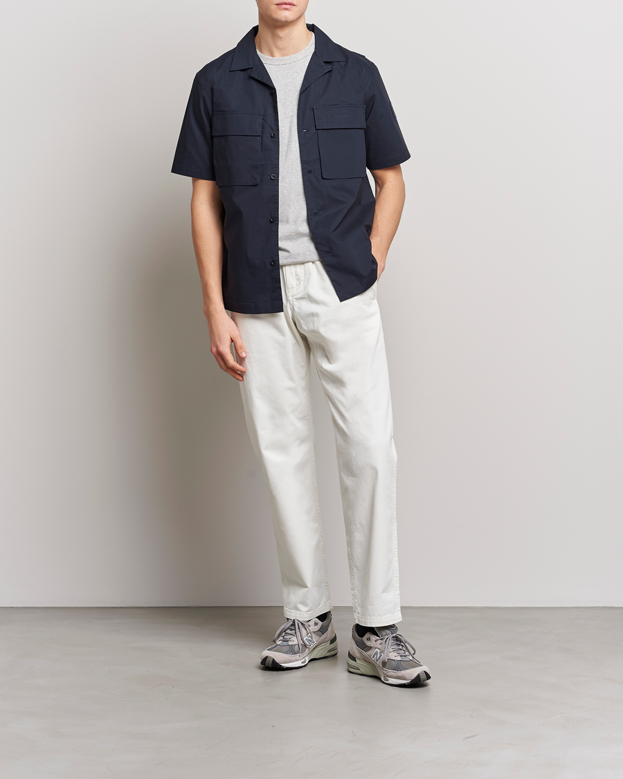 Mies | Kauluspaidat | Belstaff | Rove Short Sleeve Shirt Dark ink