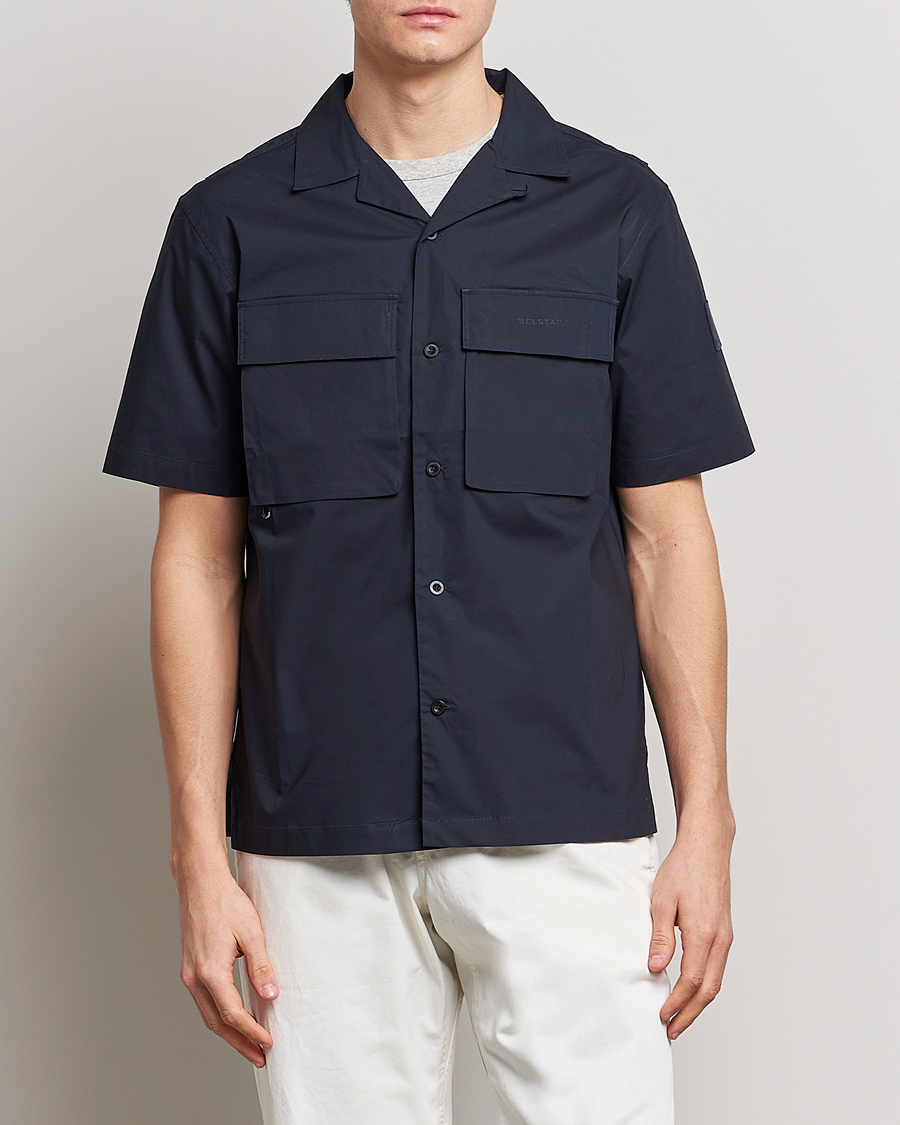 Mies | Kauluspaidat | Belstaff | Rove Short Sleeve Shirt Dark ink