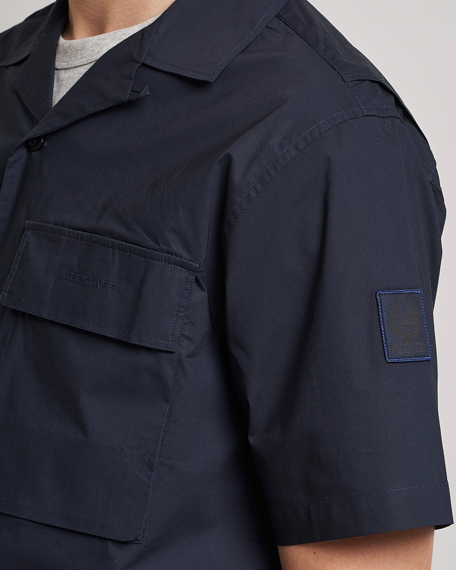 Mies | Kauluspaidat | Belstaff | Rove Short Sleeve Shirt Dark ink