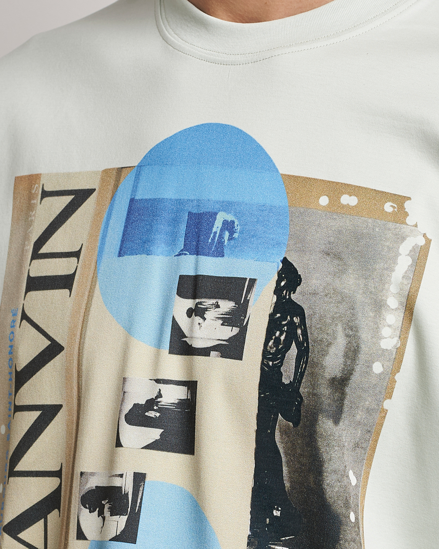 Mies | T-paidat | Lanvin | Graphic Print T-Shirt Sage