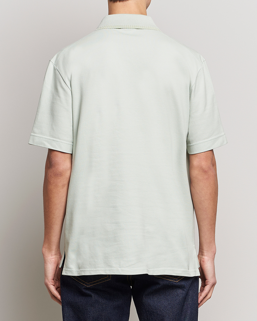 Mies | Pikeet | Lanvin | Embroidered Logo Polo Shirt Sage