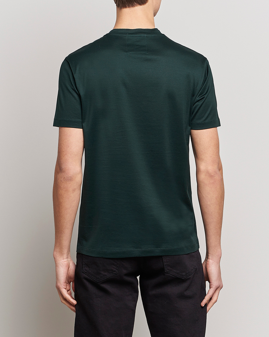 Mies | T-paidat | Emporio Armani | Tencel T-Shirt Green