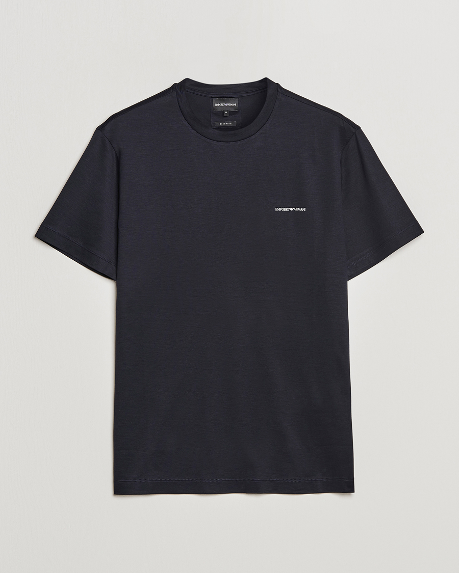 Mies | T-paidat | Emporio Armani | Tencel T-Shirt Navy