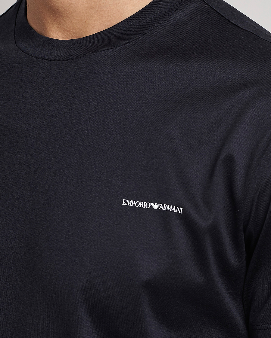 Mies | T-paidat | Emporio Armani | Tencel T-Shirt Navy
