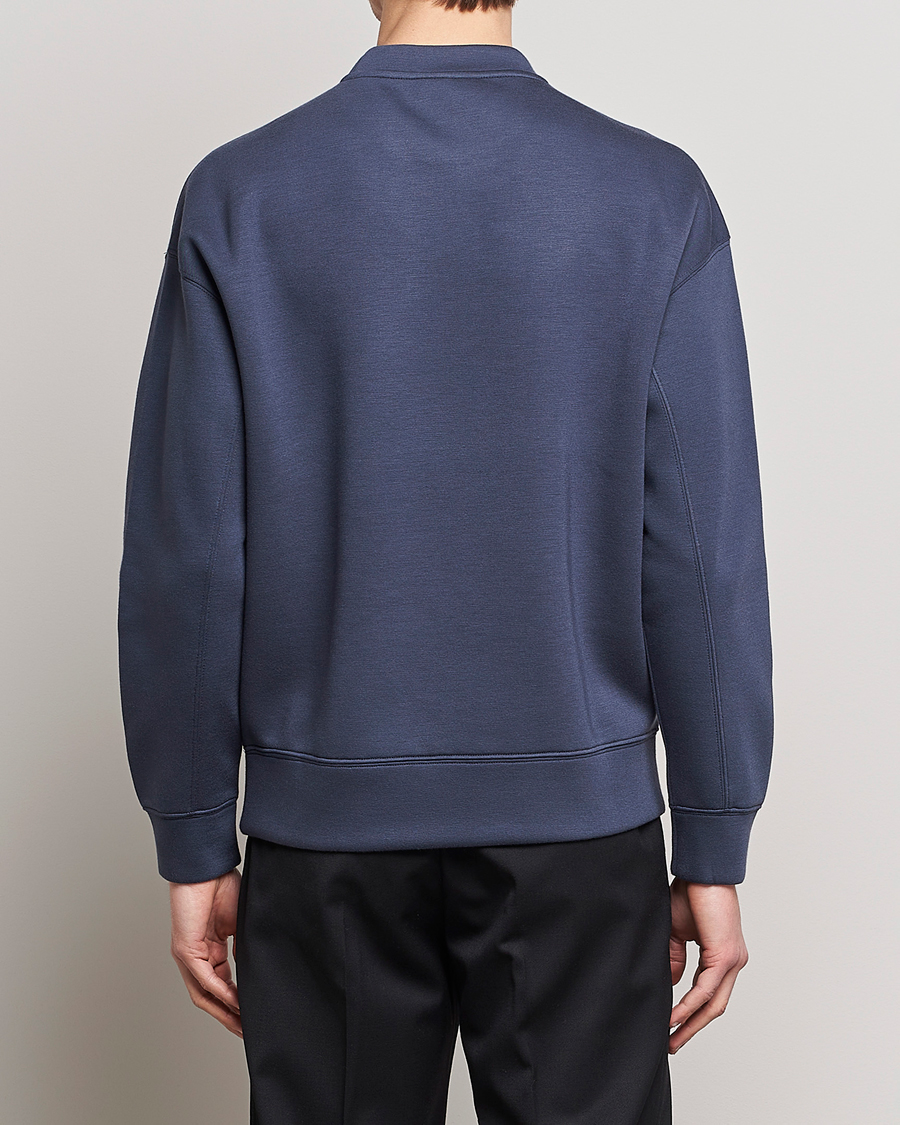 Mies | Puserot | Emporio Armani | Modal Sweat Crew Neck Blue Grey