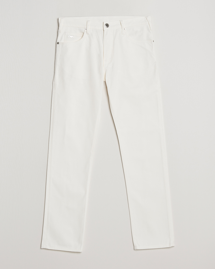 Mies | Farkut | Emporio Armani | 5-Pocket Jeans White