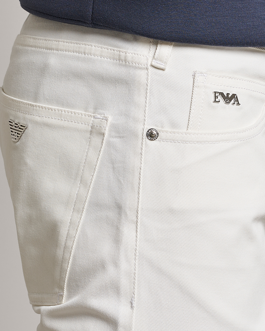 Mies | Farkut | Emporio Armani | 5-Pocket Jeans White