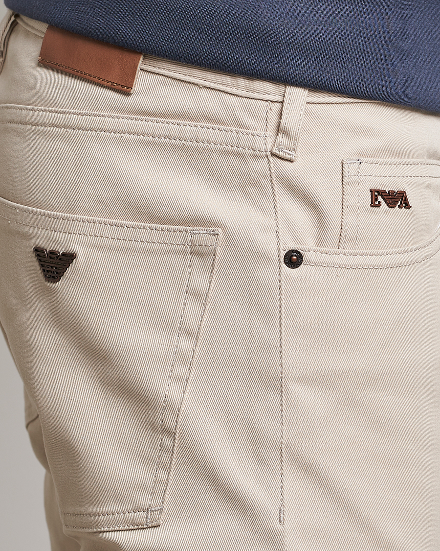 Mies | Farkut | Emporio Armani | 5-Pocket Jeans Beige