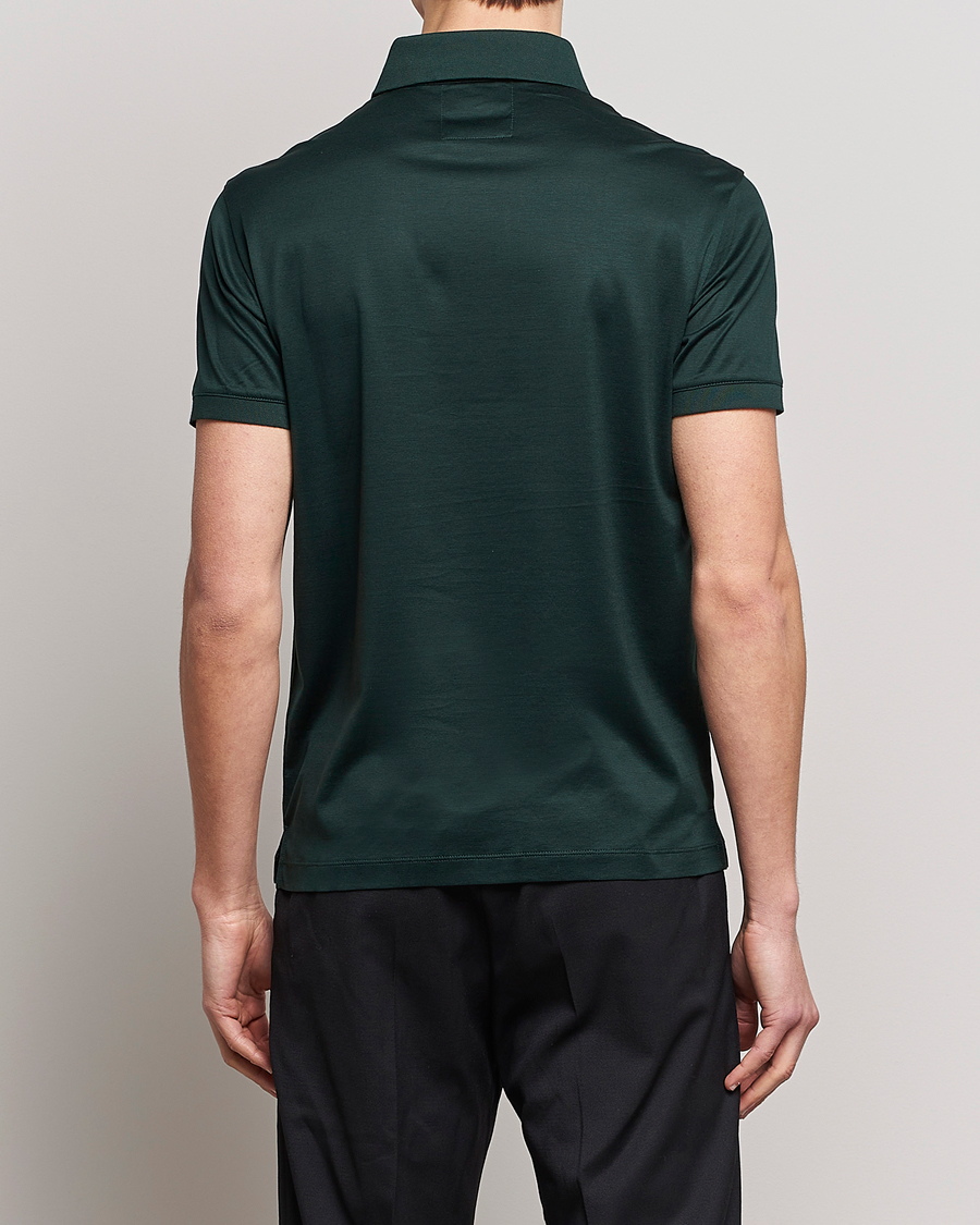 Mies | Pikeet | Emporio Armani | Cotton Tencel Polo Green