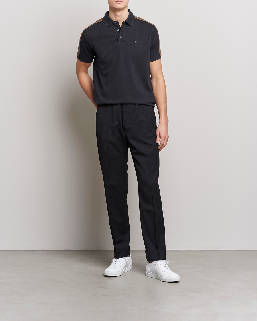Mies | Pikeet | Emporio Armani | Mercerized Cotton Polo Grey