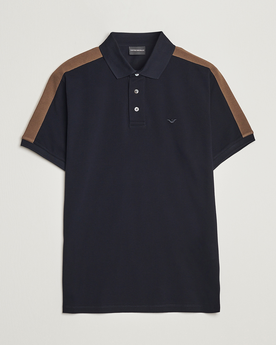 Mies | Pikeet | Emporio Armani | Mercerized Cotton Polo Navy