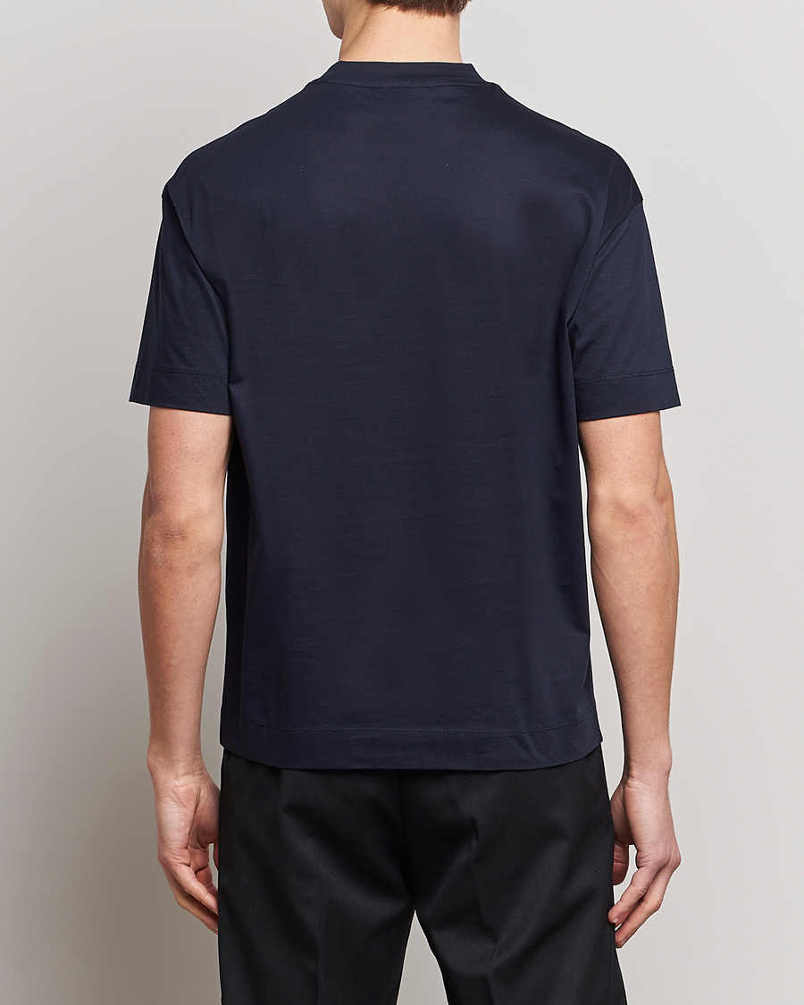 Mies | T-paidat | Emporio Armani | Cotton T-Shirt Navy