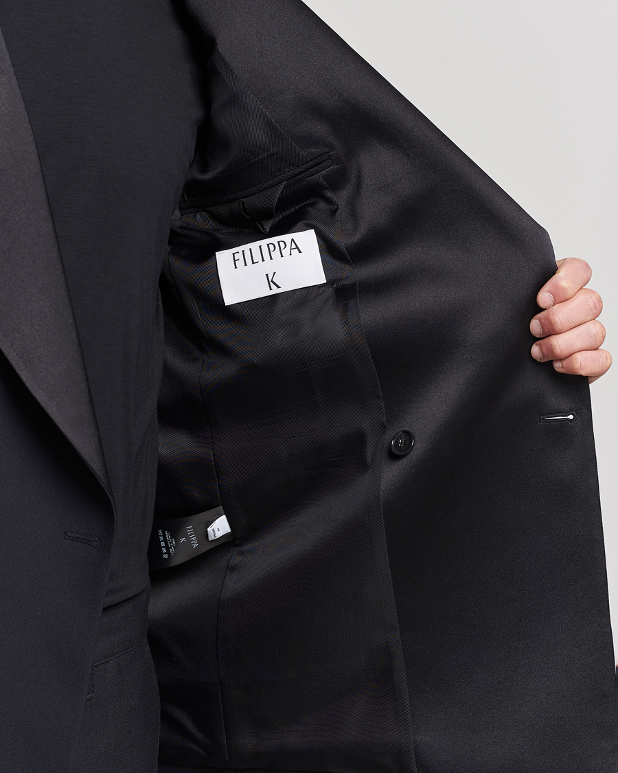 Mies | Pikkutakit | Filippa K | Tuxedo Blazer Black