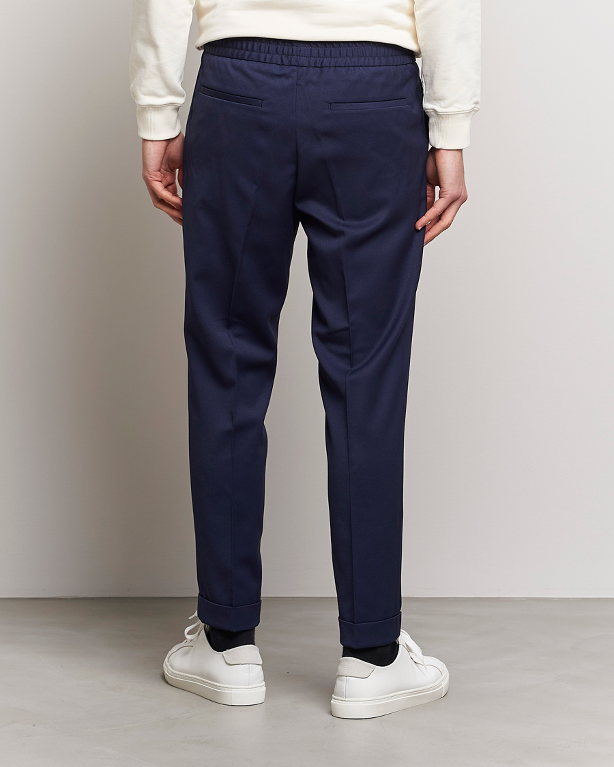 Mies |  | Filippa K | Terry Cropped Trousers French Navy