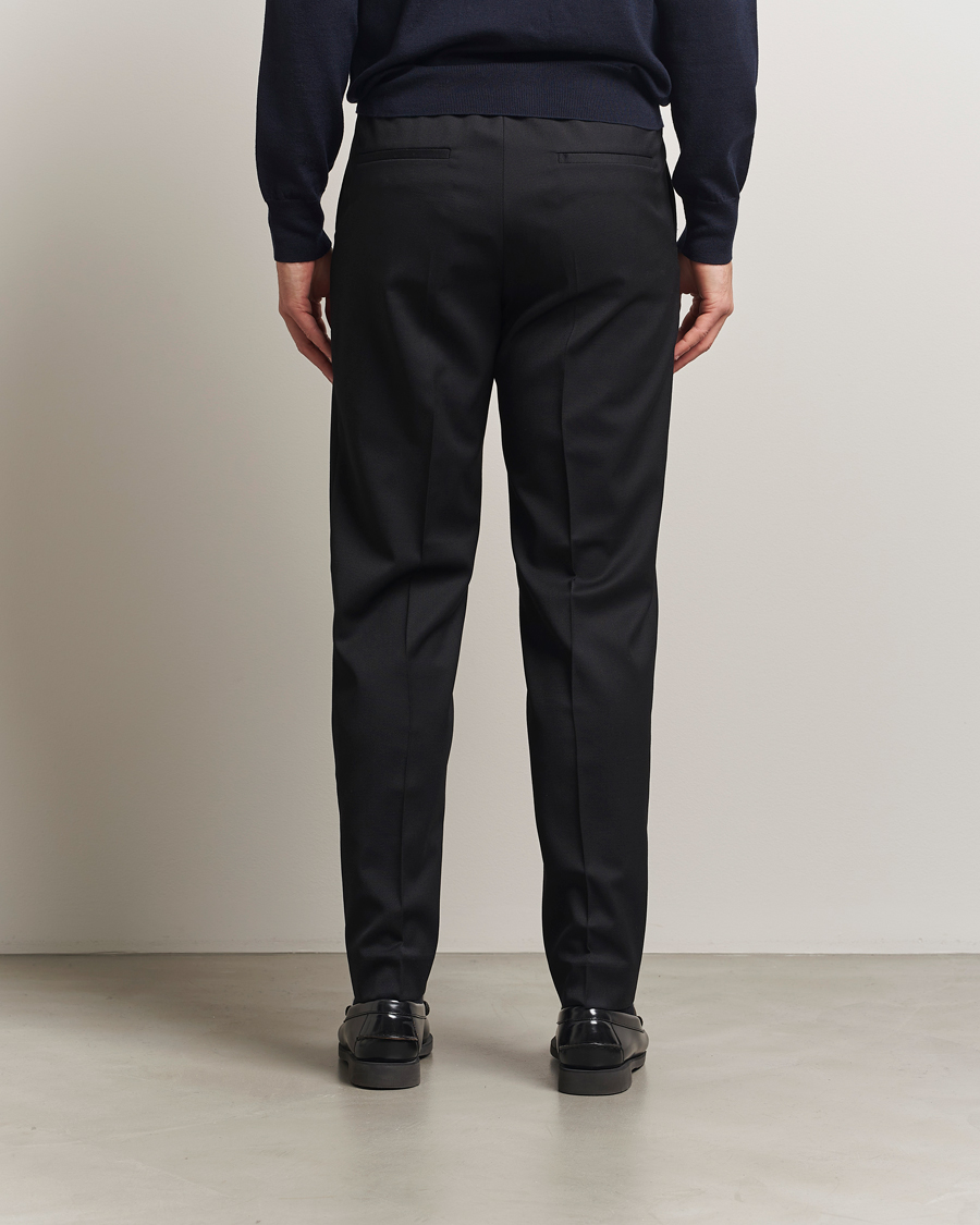 Mies | Housut | Filippa K | Theo Relaxed Wool Trousers Black